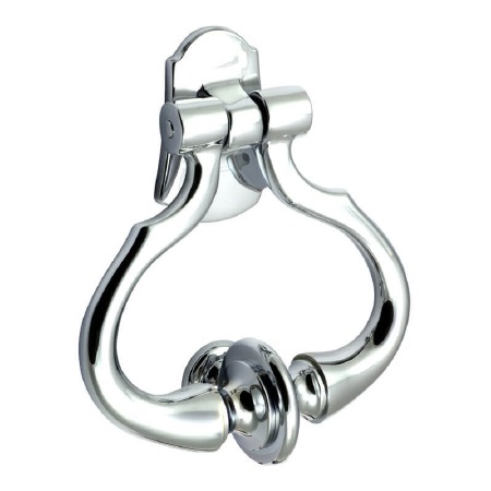 Diplomat Door Knocker Polished Chrome