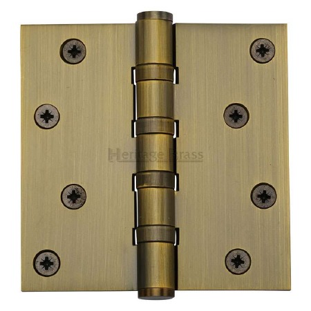 Heritage Thrust Hinges HG99-405 4" x 4" Antique Brass