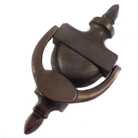 Aston Adam Door Knocker Rustic Solid Bronze