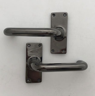 black nickel door handles