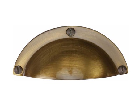 Heritage Drawer Pull C1700 Antique Brass