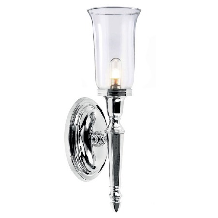 Elstead Dryden 2 Bathroom Wall Light Polished Chrome