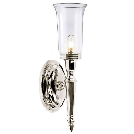 Elstead Dryden 2 Bathroom Wall Light Polished Nickel