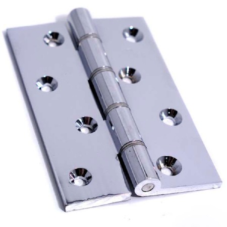 Butt Hinge 4" x 2 5/8" Polished Chrome