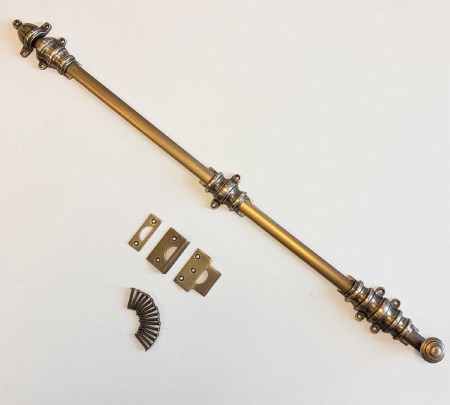 Dutch Door Bolt 24"/600mm Antique Satin Brass