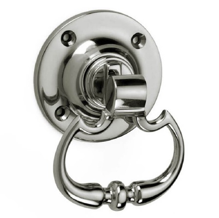 Dutch Drop Handle for Rim Locks/Latches Polished Nickel