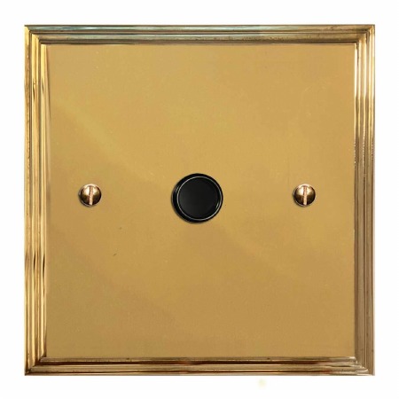 Edwardian Flex Outlet Polished Brass Unlacquered