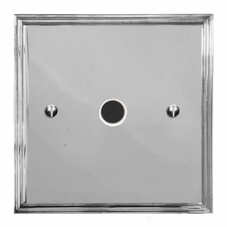 Edwardian Flex Outlet Polished Chrome & White Trim