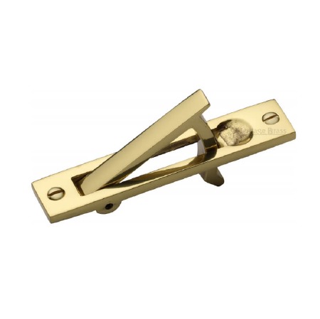 Heritage Pocket Door Edge Pull C1165 Polished Brass