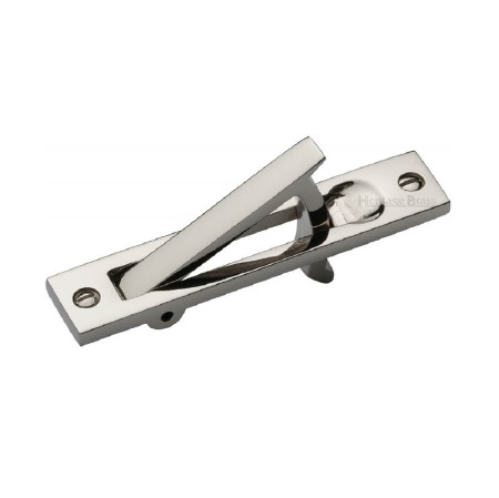 Heritage Pocket Door Edge Pull C1165 Polished Nickel