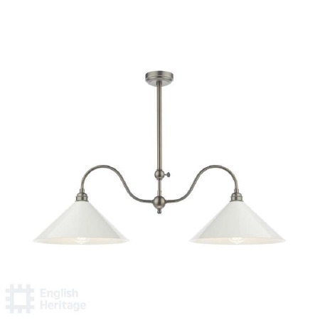 Audley End Bar Pendant Light Rubbed Bronze