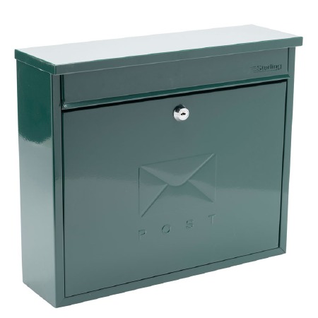 Elegance MB02 Post Box Green - Broughtons Lighting & Ironmongery