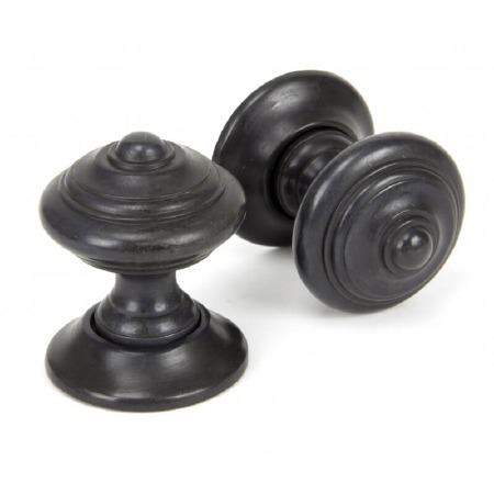 From The Anvil Elmore Concealed Fix Mortice Knobs Aged Bronze