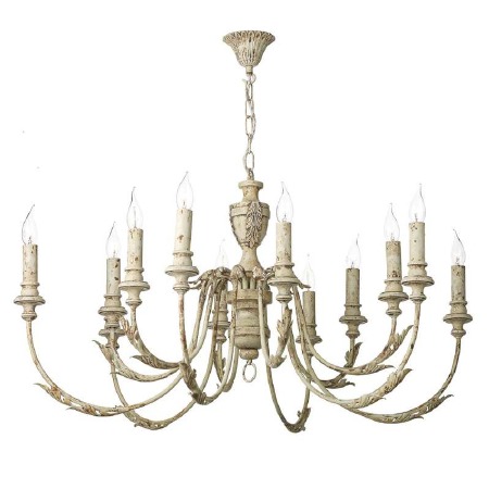 David Hunt Emile 12 Light Chandelier French Cream
