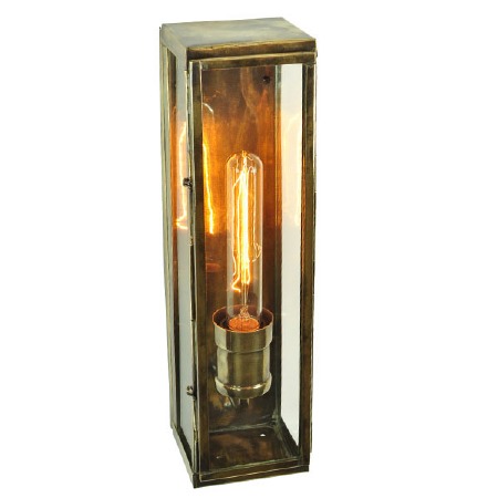 Engineer Wall Lamp Large Antique Brass