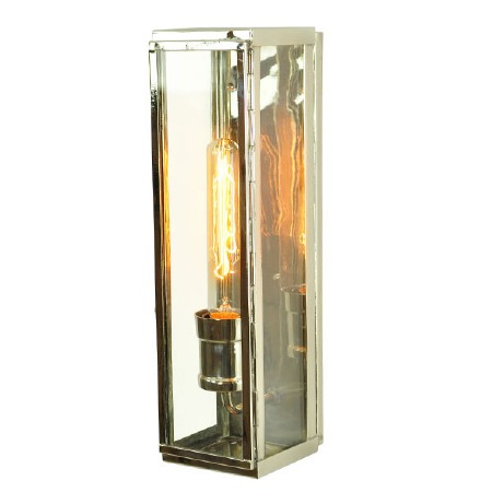 Engineer Wall Lamp Large Polished Nickel