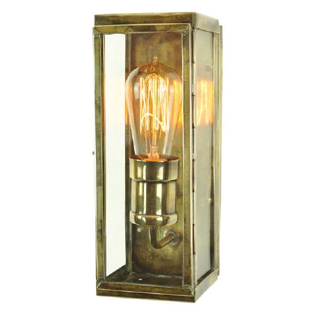 Engineer Wall Lamp Small Antique Brass