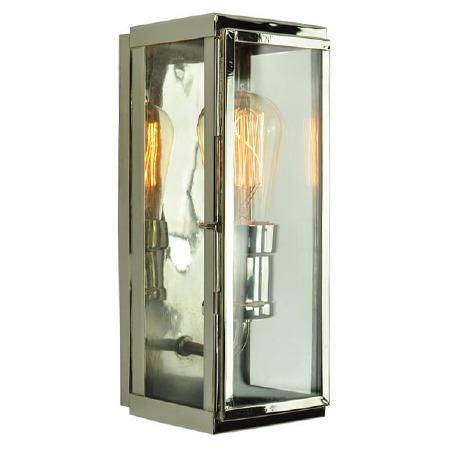 Engineer Wall Lamp Small Polished Nickel