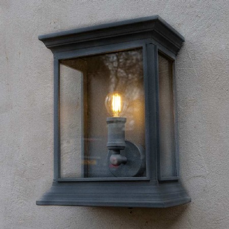 English Coach Wall Lamp Black