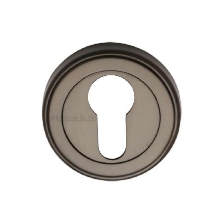 Heritage ERD7020 Euro Profile Escutcheon Matt Bronze Lacquered