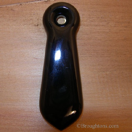 Porcelain Escutcheon Black