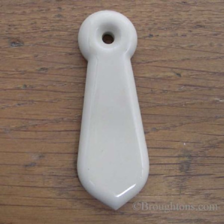 Porcelain Escutcheon Cream