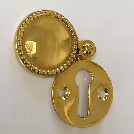 Aston Regency Escutcheon Polished Brass Unlacquered