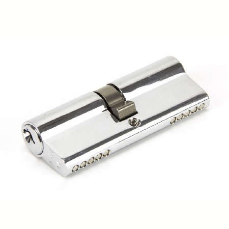 From The Anvil Euro Lock Cylinder 40/40 Polished Chrome Key Alike