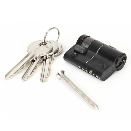 From The Anvil Euro Single Lock Cylinder 35/10 Black