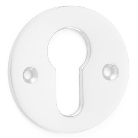 Euro Lock Escutcheon Distressed Brass