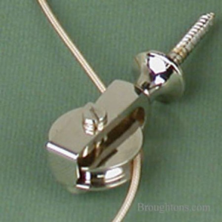 Extension Pulley for Butlers Door Bell Antique Nickel