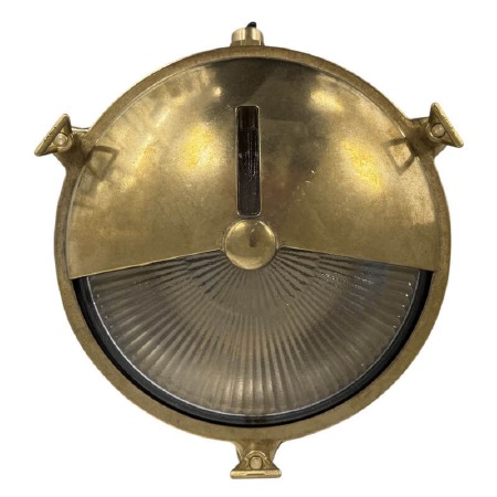 Eyelid Porthold Bulkhead Light Raw Brass