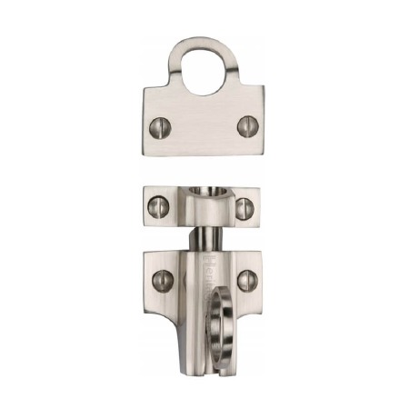Heritage Fanlight Catch V1117 Satin Nickel