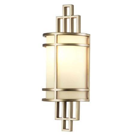 Feiss Fusion Wall Light Painted Natural Brass
