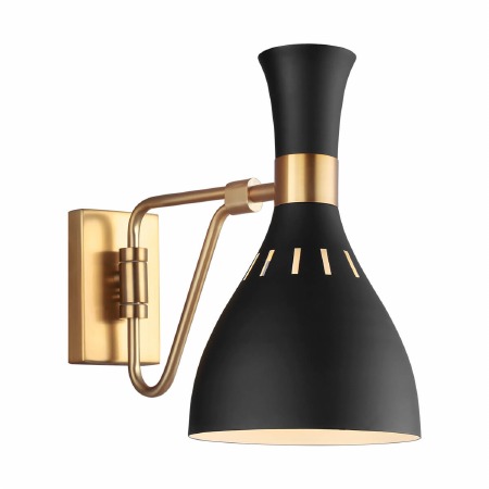Feiss Joan Single Wall Light Black