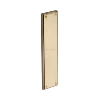 Heritage Fingerplate V743 Polished Brass