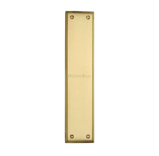 Heritage Fingerplate V743 Satin Brass