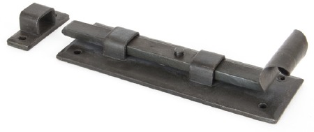 From The Anvil Fishtail Straight Door Bolt 6" Beeswax