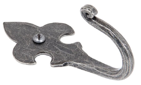From The Anvil Fleur de Lys Hook Pewter