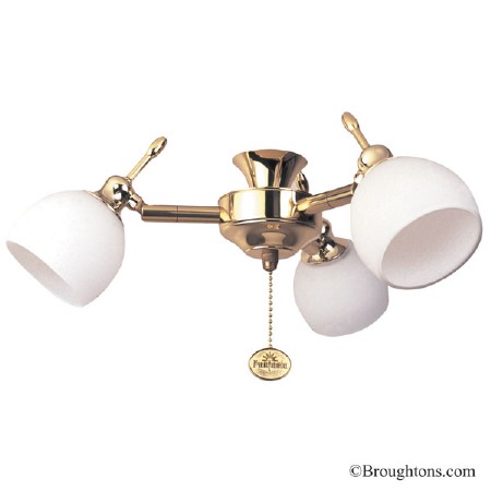 Florence 3 Light Cluster Brass