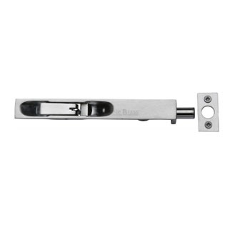 Heritage Flush Bolt C1680 6" Satin Chrome