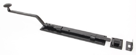 From The Anvil French Door Bolt 10" Black