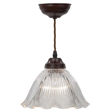 Frilled Edge Ceiling Pendant Light Large
