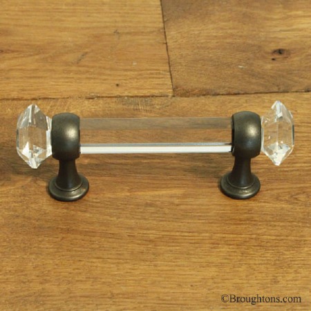 Hexagon Cupboard Door Pull Handle Bronze