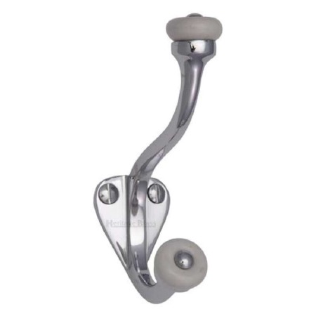Heritage Hat & Coat Hook V1048 Polished Chrome