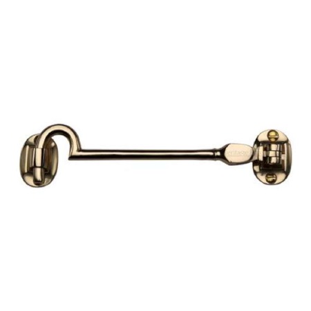 Heritage Cabin Hook 6" Polished Brass