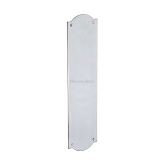 Heritage Shaped Fingerplate S640 Satin Chrome