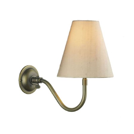 David Hunt Hicks Single Wall Light Antique Brass Fitting Only