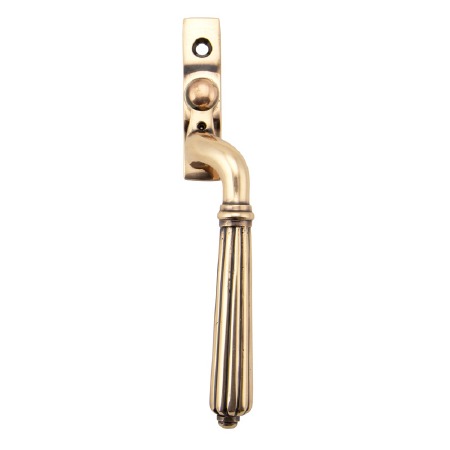 From The Anvil Hinton Espag Window Handle Right Hand Polished Bronze