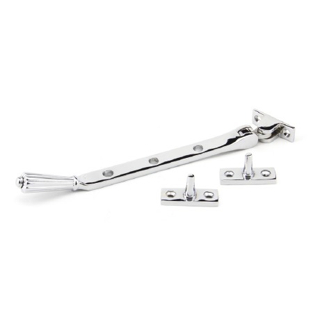 From The Anvil Hinton Window Stay 8" Polished Chrome
